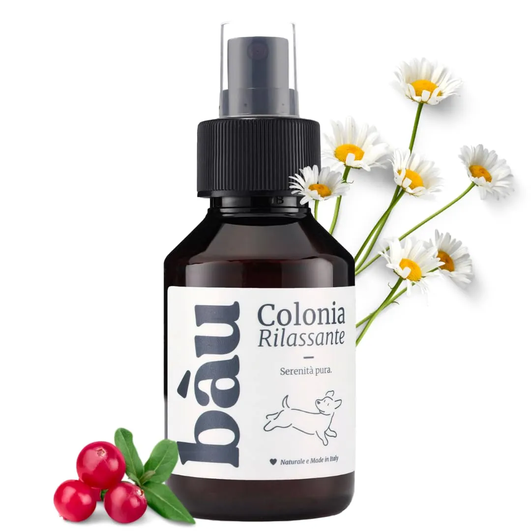 Bau Profumo per Cani Lunga Durata – Deodorante Cane Naturale con Camomilla e Bacche Rosa – Profumo per Cani Lenitivo e Rinfrescante – Spray Senza Alcol – Rilassante - immagine 1