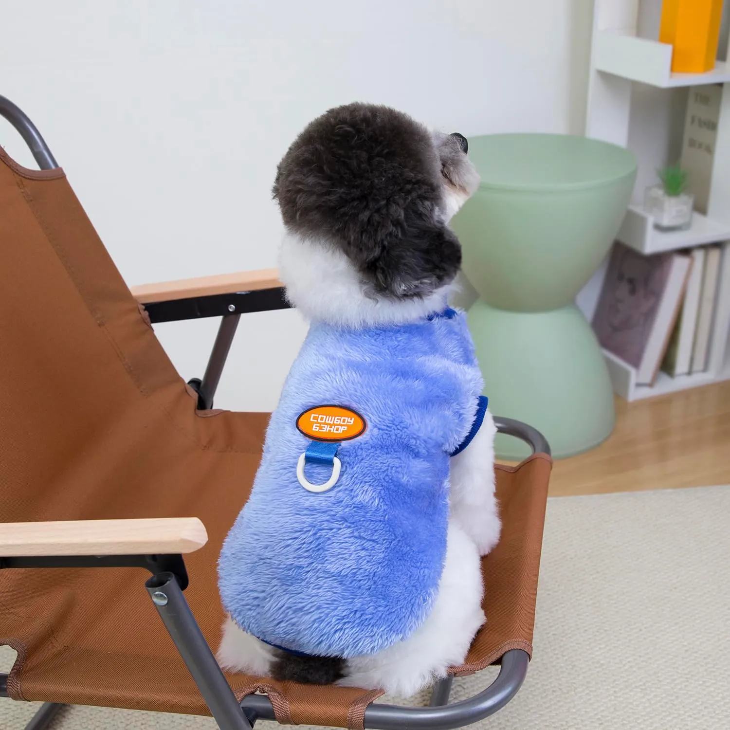 Izefia Cane Maglione Vestiti Abbigliamento Felpe Maglioni di Lana Con Guinzaglio Passante Inverno Caldo Felpa Camicia Pigiama Morbido Modello Carino Gilet Maglione per Cane di Piccola Taglia Gatto - immagine 5