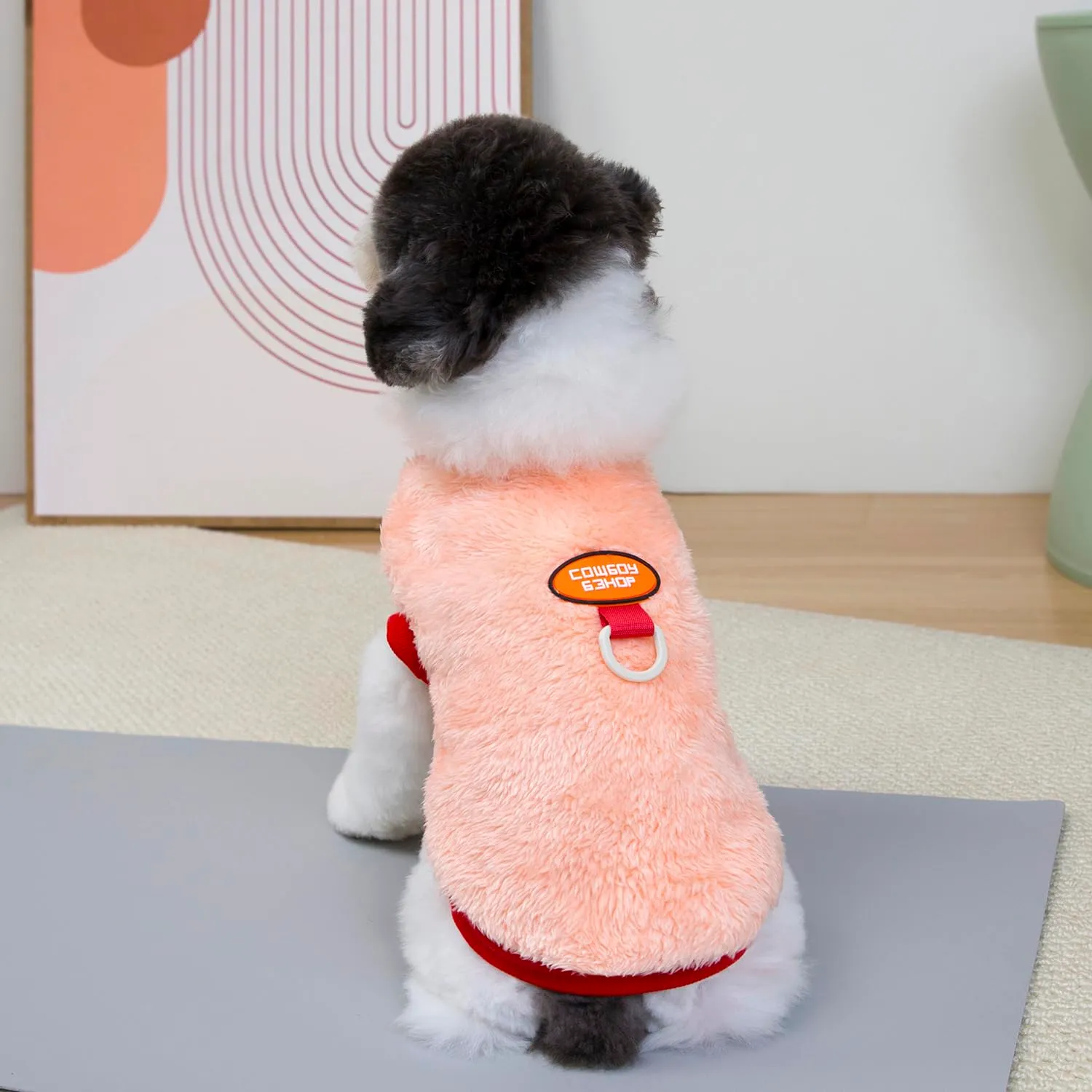Izefia Cane Maglione Vestiti Abbigliamento Felpe Maglioni di Lana Con Guinzaglio Passante Inverno Caldo Felpa Camicia Pigiama Morbido Modello Carino Gilet Maglione per Cane di Piccola Taglia Gatto - immagine 4