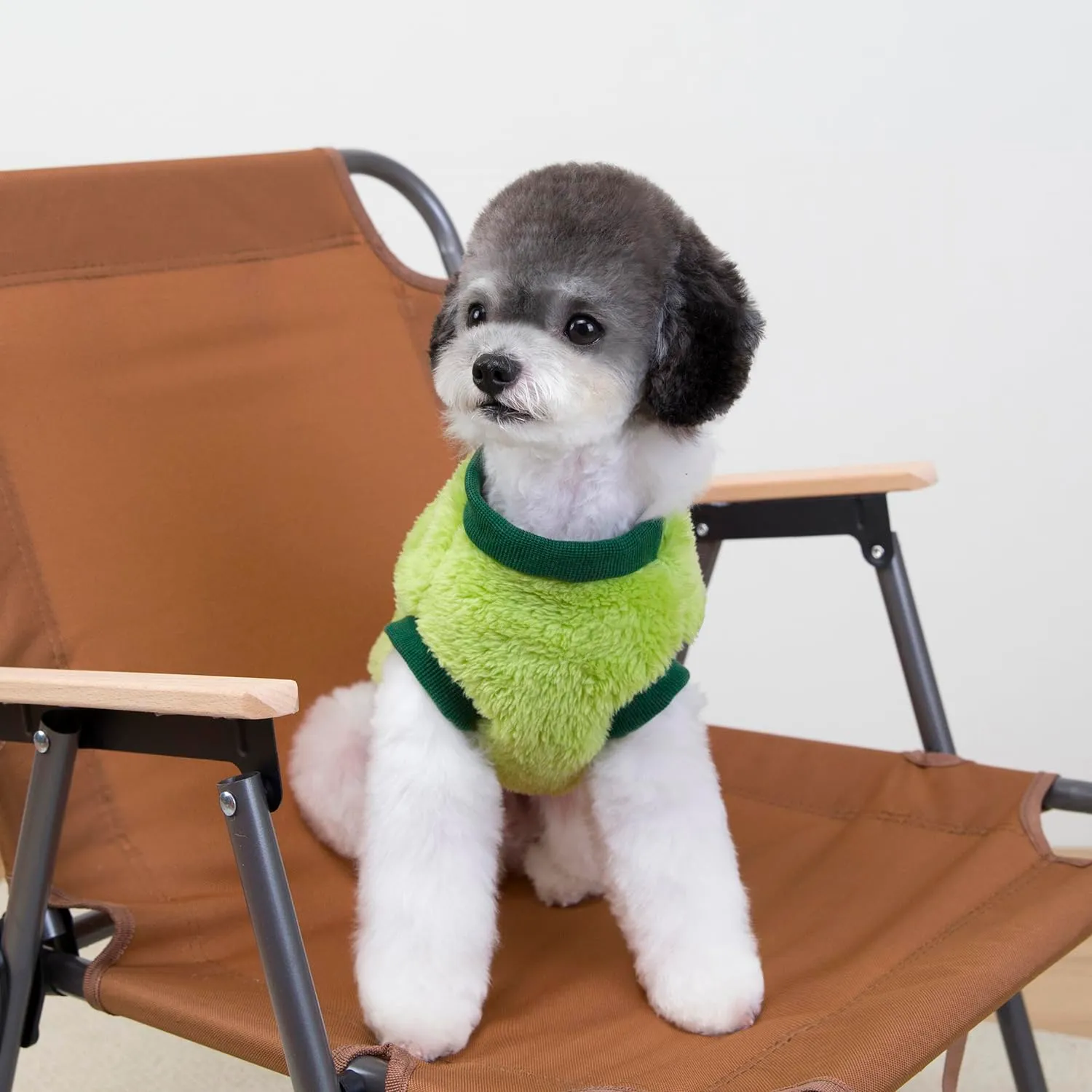Izefia Cane Maglione Vestiti Abbigliamento Felpe Maglioni di Lana Con Guinzaglio Passante Inverno Caldo Felpa Camicia Pigiama Morbido Modello Carino Gilet Maglione per Cane di Piccola Taglia Gatto - immagine 4