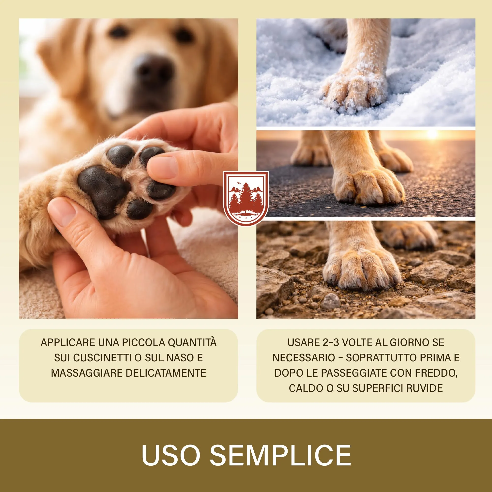 Veddelholzer 100 ml Balsamo per Zampe per Cani – Protezione Naturale e Cura per polpastrelli screpolati. - immagine 6