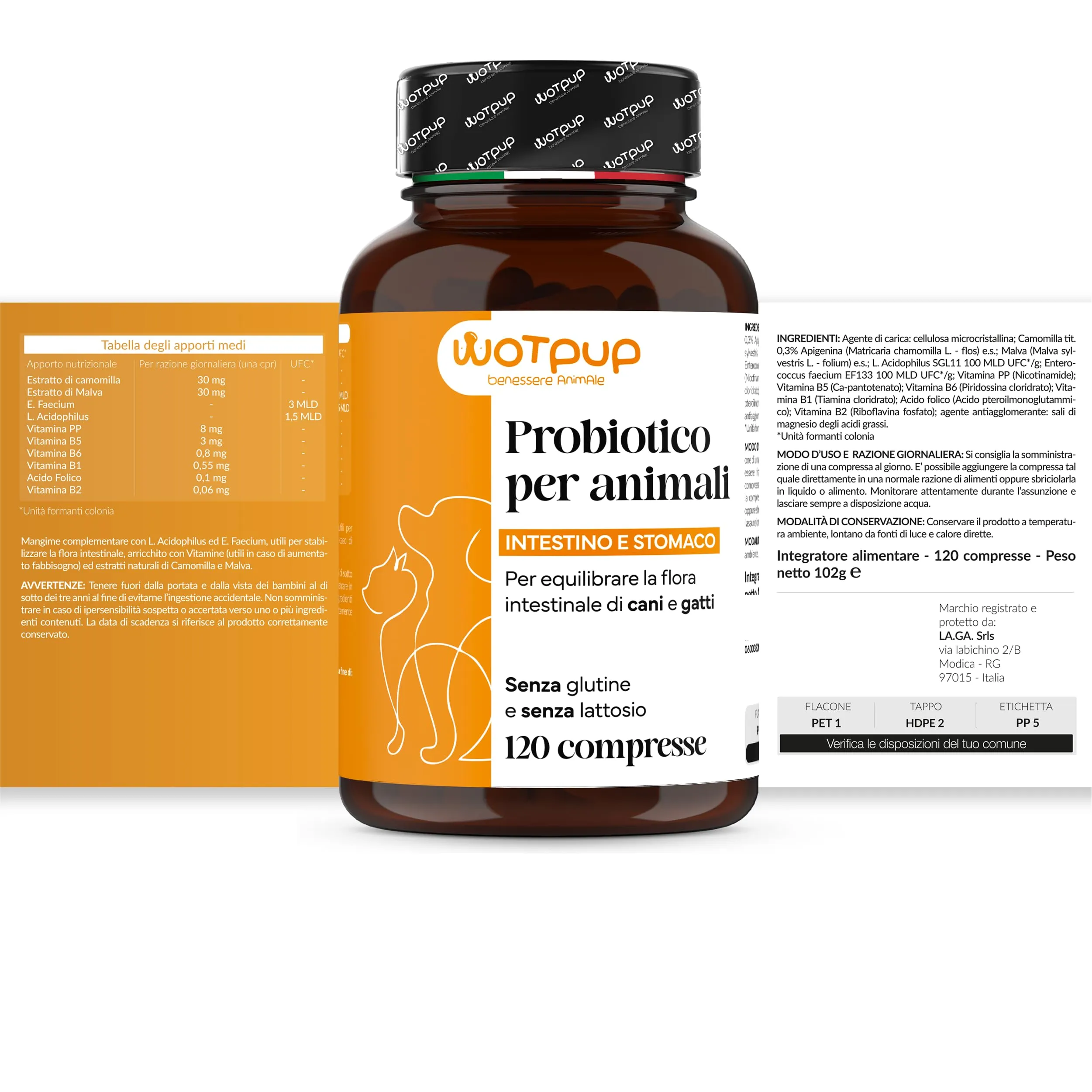 PROBIOTICI PER CANI di Alta Qualità, Fermenti Lattici Cani e Gatti Diarrea - immagine 8