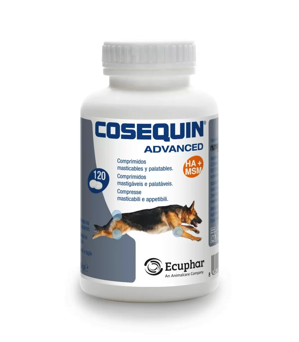 COSE-QUIN ADVANCED 120 compresse, mangime complementare per cani di tutte le taglie per la protezione delle articolazioni - immagine 1