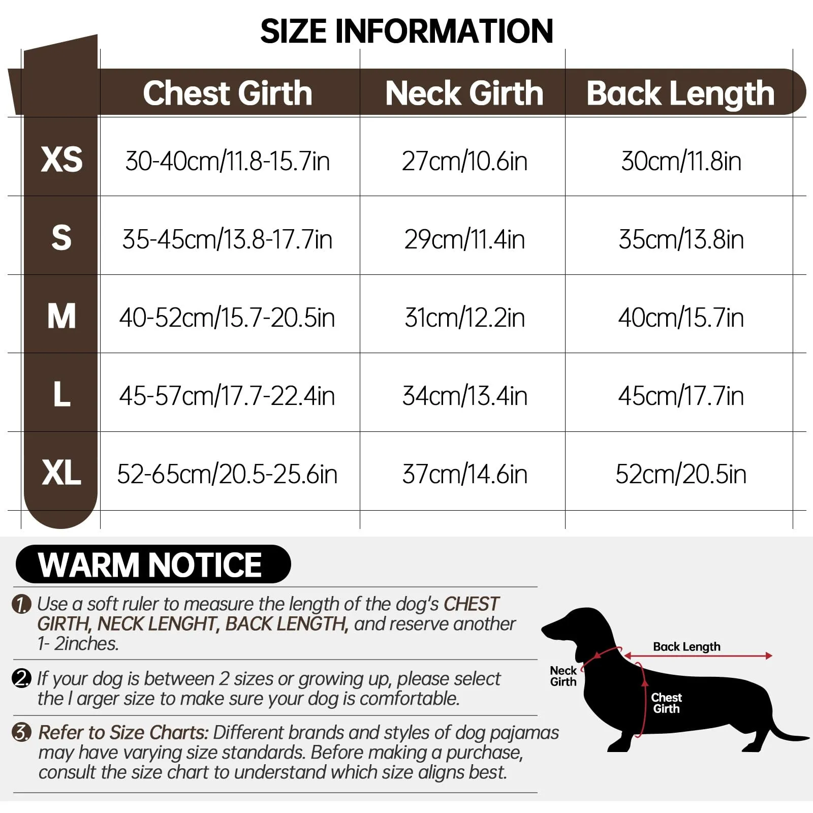 Hjyokuso - Cappotto invernale antivento e impermeabile per Teckel - Giacca invernale per cani di taglia grande - Cappotto invernale con protezione dell'addome e foro per guinzaglio - Marrone scuro - immagine 2