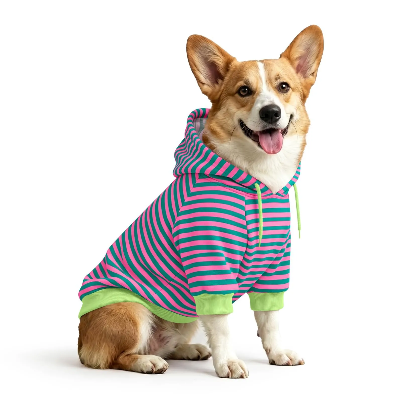 Haloumoning Felpa con Cappuccio per Cani, Rosso Rosa, XX-Large - immagine 1