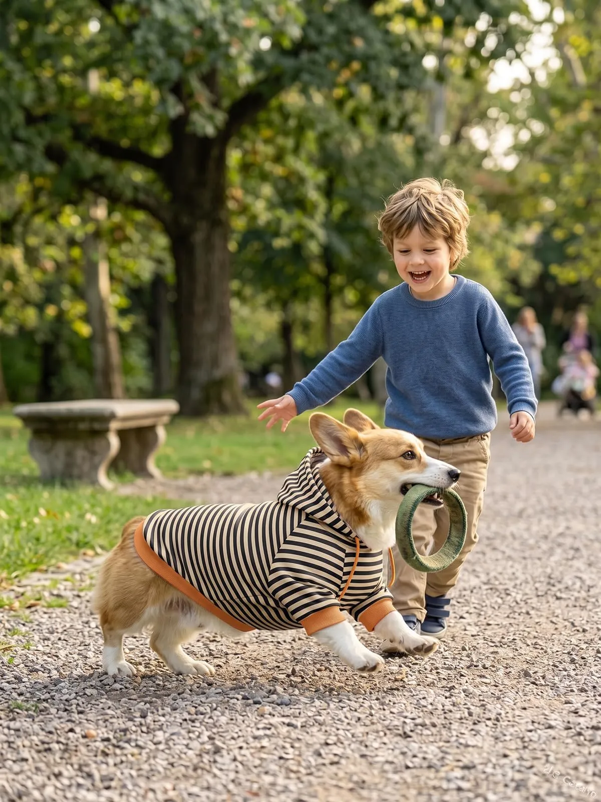 Haloumoning Felpa con Cappuccio per Cani, Nero, Large - immagine 5