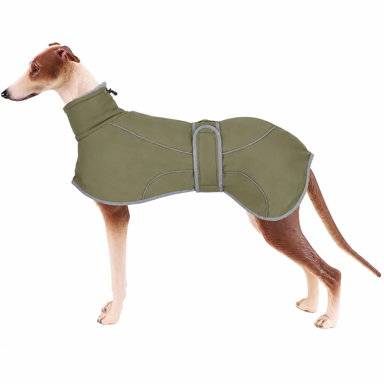 Greyhound Coat Geyecete - Cappotto impermeabile per cani, collo alto, per - immagine 1