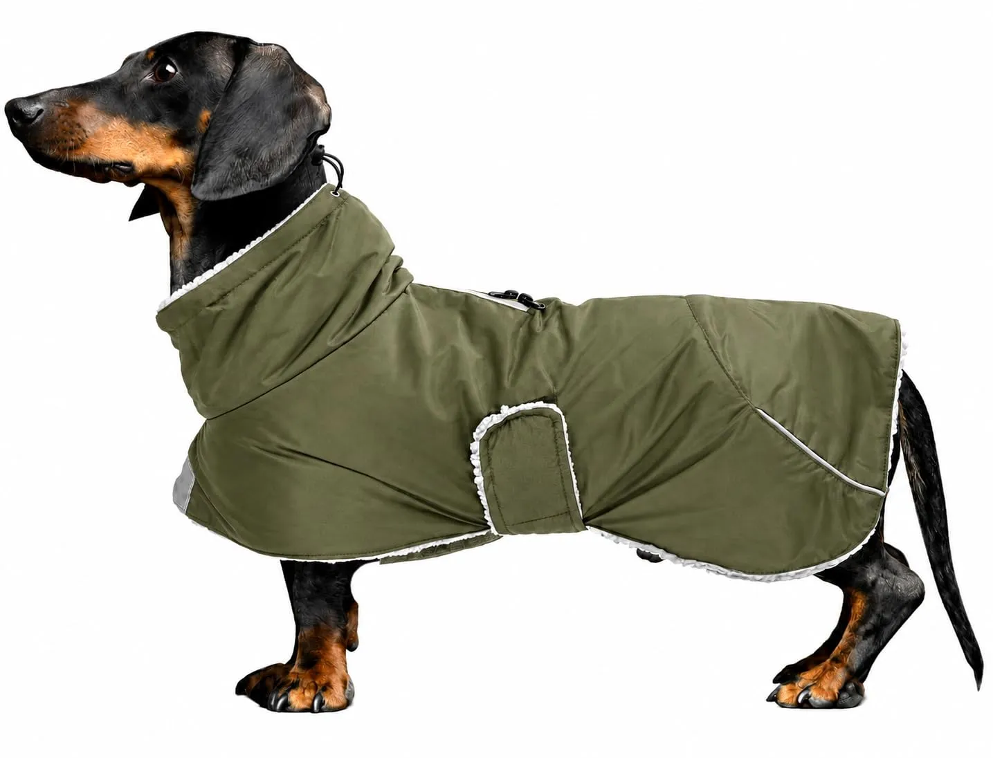 MOREZI Giacca Calda Per Cani Teckel, Abbigliamento Invernale Caldo Per Cani - immagine 1