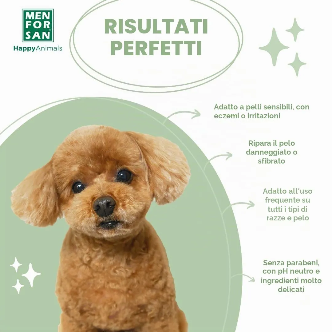 Shampoing pour animaux de compagnie Menforsan Chien Aloe Vera (1000 ml) - immagine 5