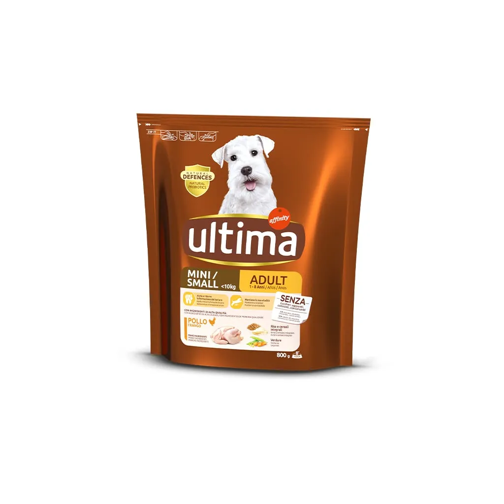 Ultima Cibo per Cani Mini Adult con Pollo, 800 g - immagine 1