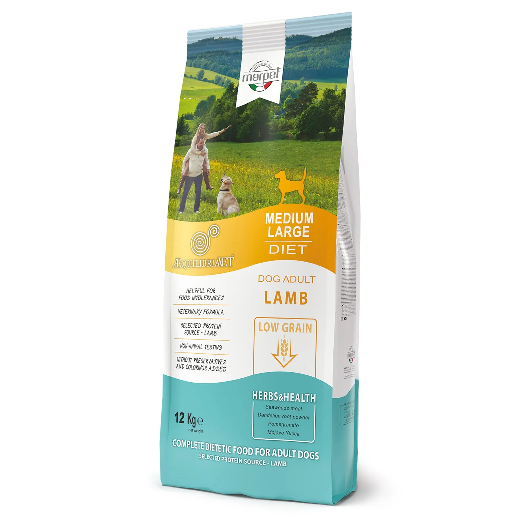 Marpet AequilibriaVet Agnello Medium Large Diet, cani adulti, 12 kg - immagine 1