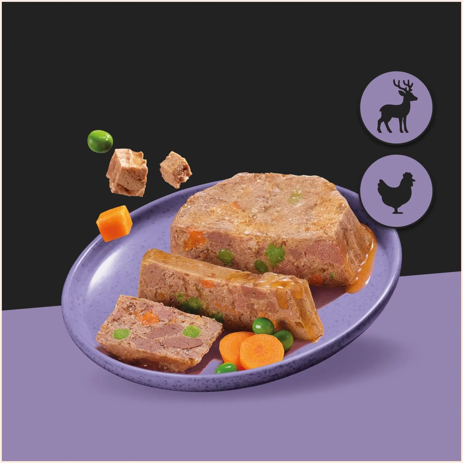 Cesar Selezioni dell’Orto 14 x 150 g selvaggina, pollo e verdure, bocconcini in paté (Confezione da 14) - immagine 4