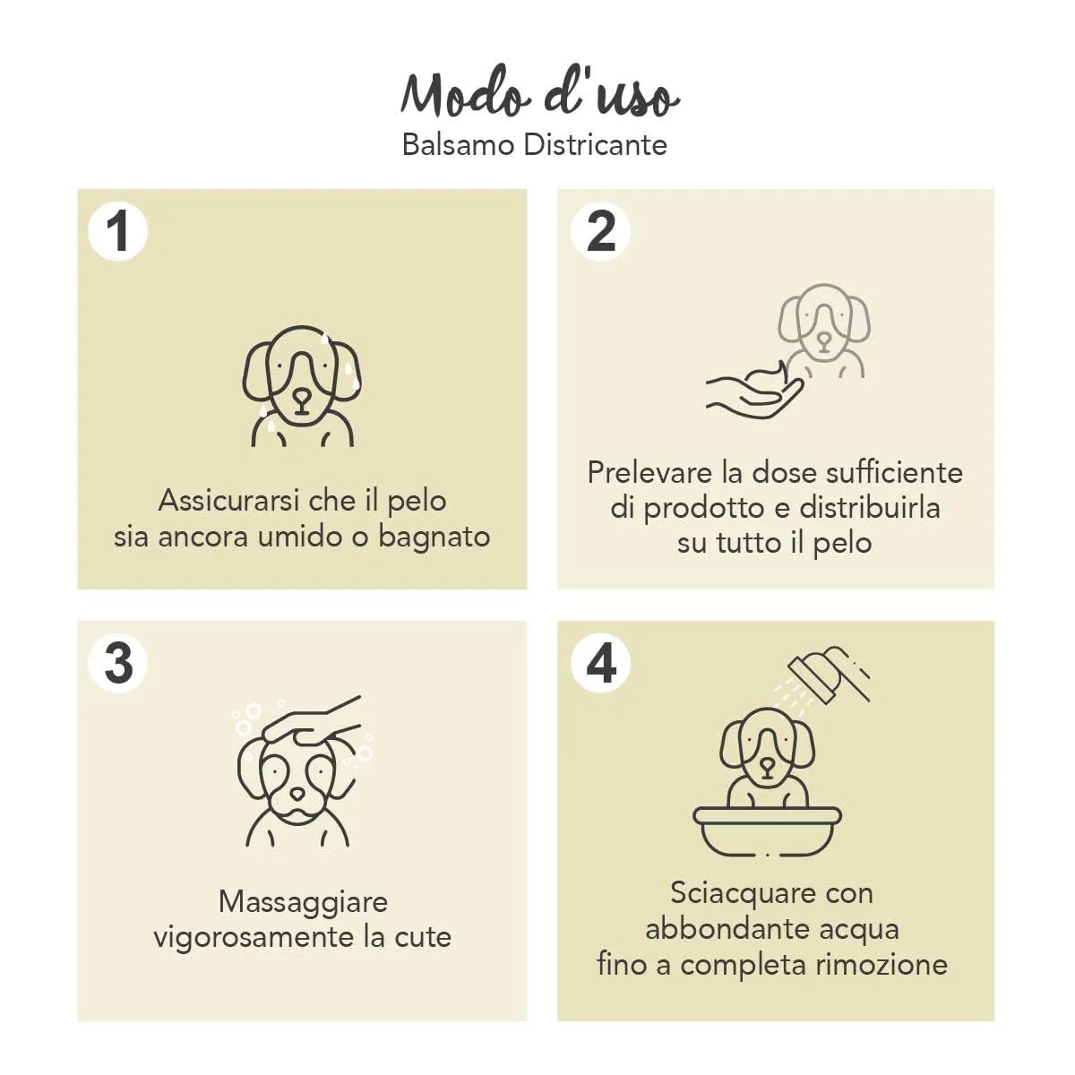 YUUP! - Balsamo districante pelo cane e gatto con Bamboo e fiori di Loto, 500 ml, per i manti più rovinati che necessitano di pettinabilità - immagine 3