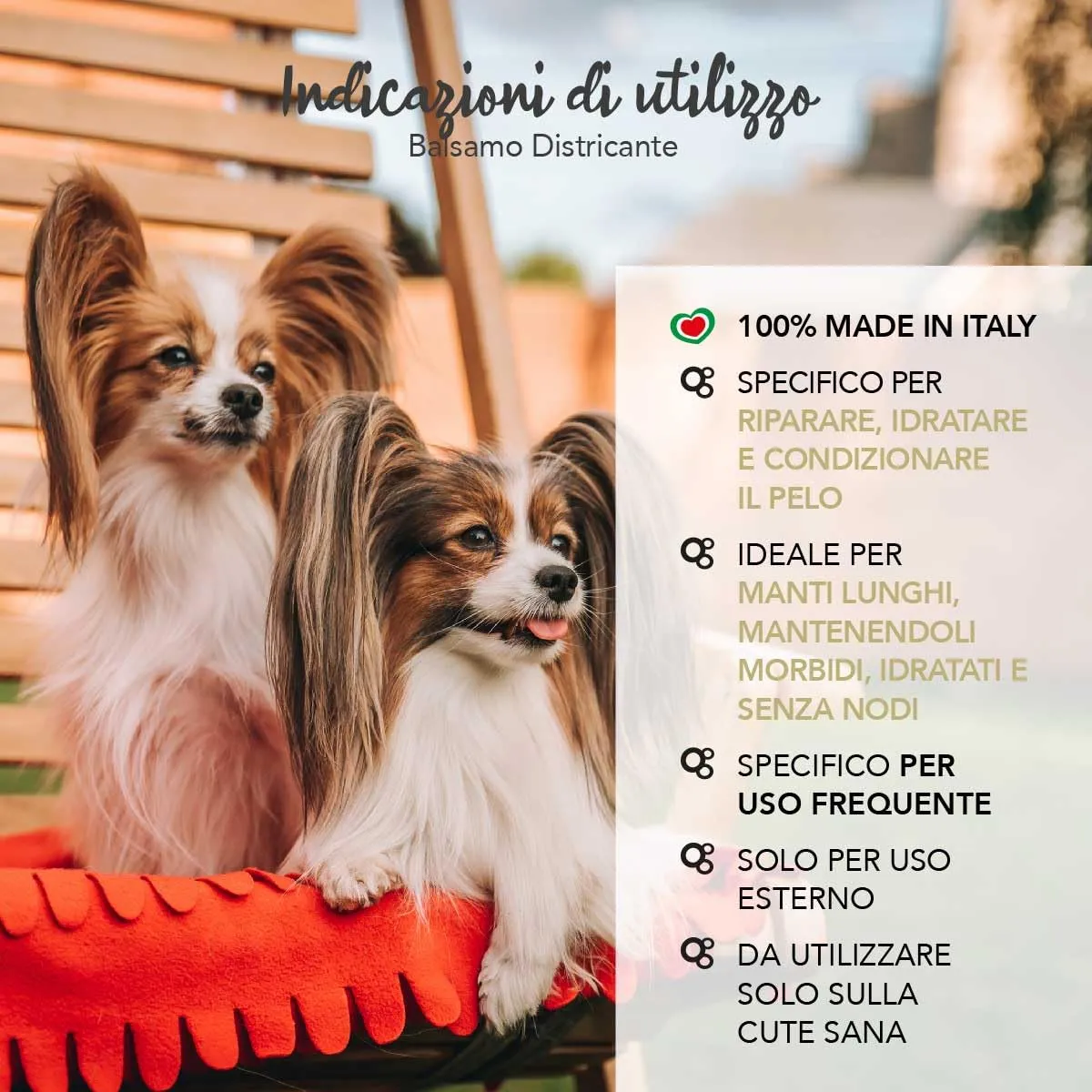 YUUP! - Balsamo districante pelo cane e gatto con Bamboo e fiori di Loto, 500 ml, per i manti più rovinati che necessitano di pettinabilità - immagine 4