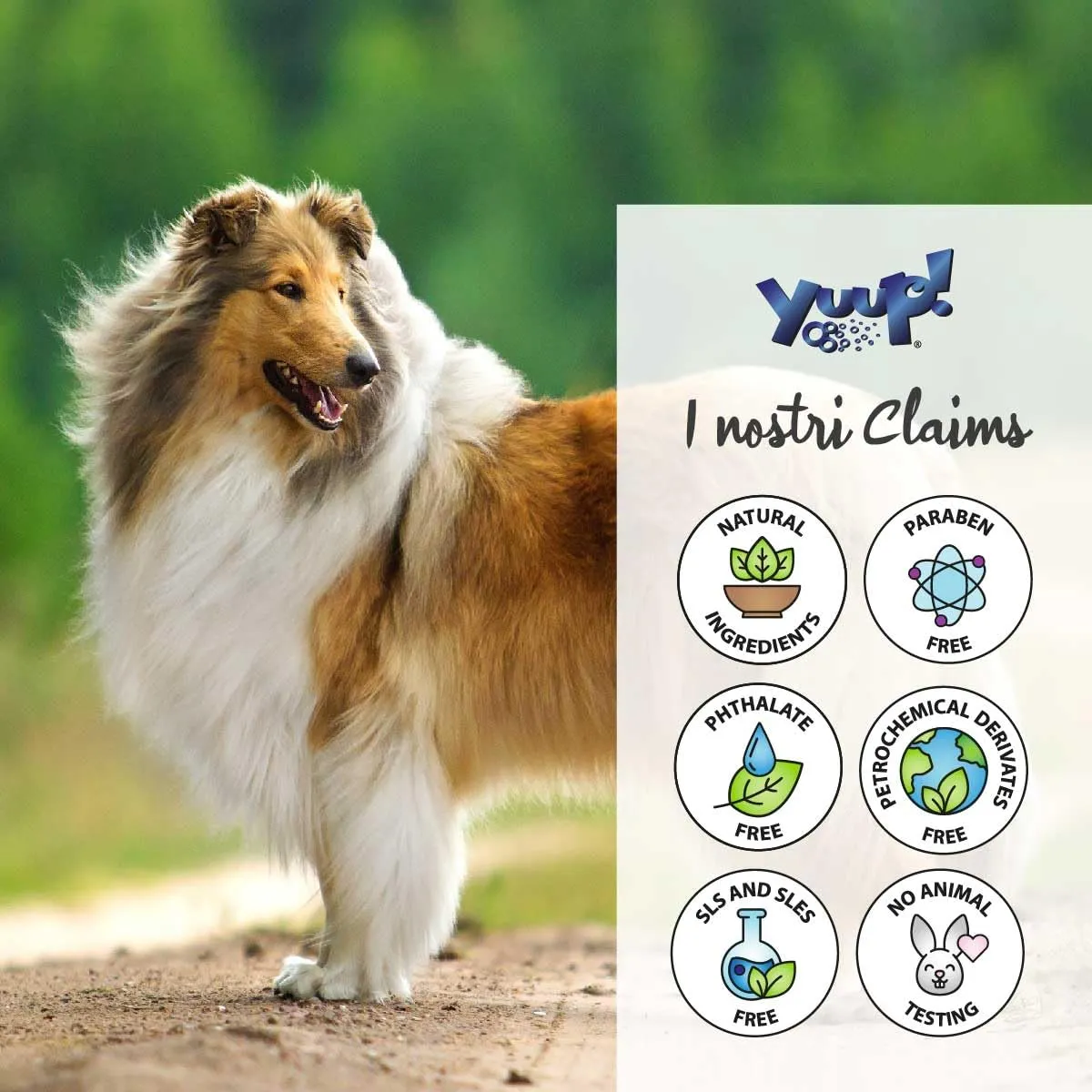 YUUP! - Balsamo districante pelo cane e gatto con Bamboo e fiori di Loto, 500 ml, per i manti più rovinati che necessitano di pettinabilità - immagine 5