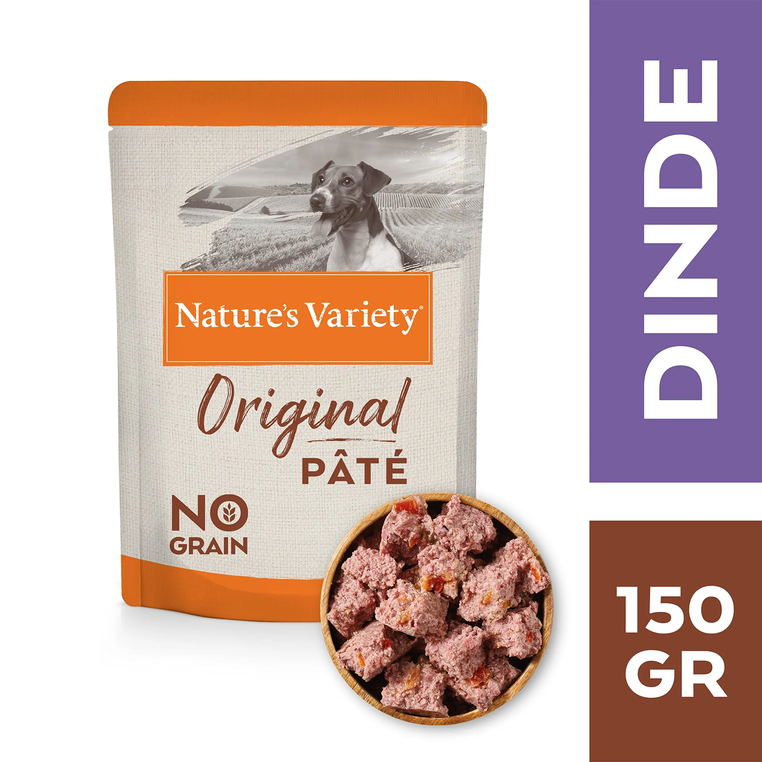 Nature's Variety Original No Grain Paté per Cani Adulti Mini con Tacchino 150 g x 8 - immagine 2