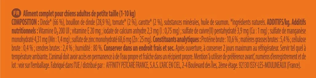 Nature's Variety Original No Grain Paté per Cani Adulti Mini con Tacchino 150 g x 8 - immagine 6