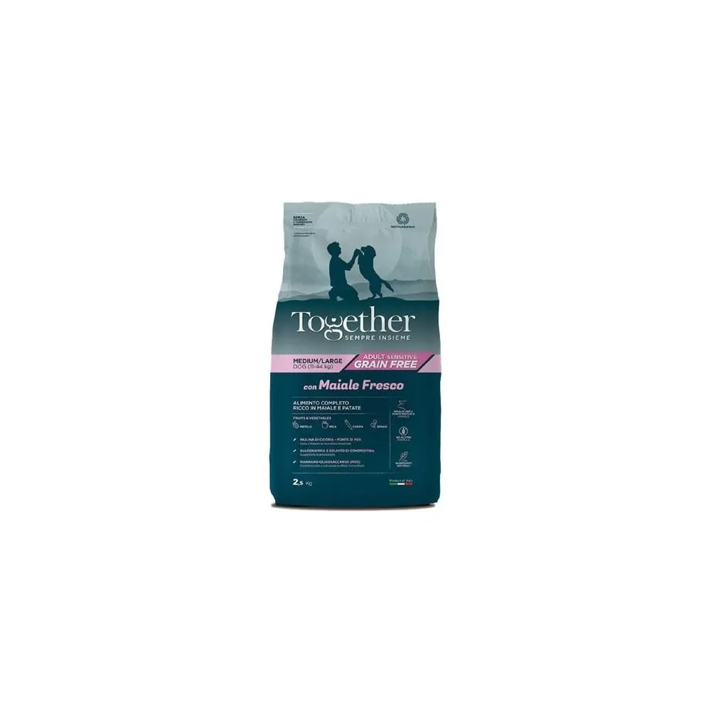 Prolife Together Croccantini Cane Adult Medium-Large Maiale con Patate Grain Free 12 kg - immagine 1