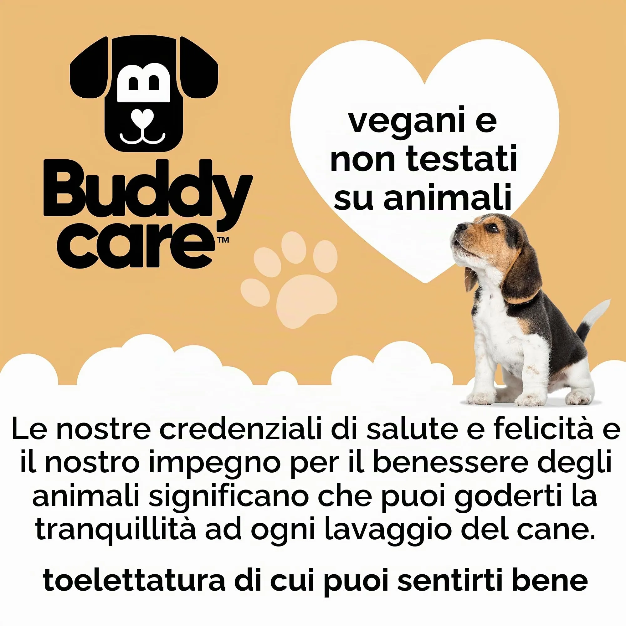 Buddycare Spray Deodorante per Cani - Spray Deodorante Lenitivo per Cani - Con Aloe Vera e Pro Vitamina B5, Fiocchi d'avena, 200 ml (confezione da 1) - immagine 6