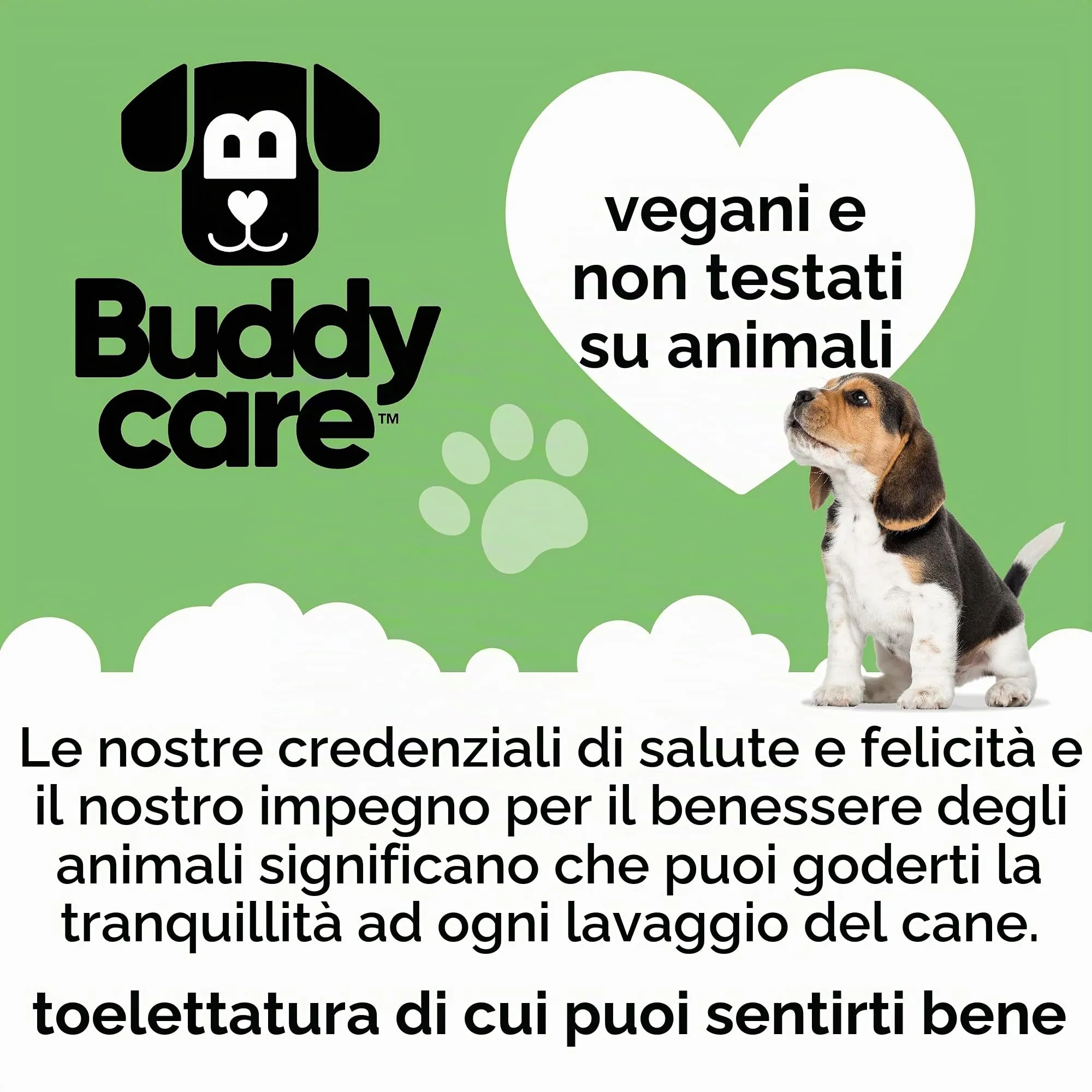 Buddycare Spray Deodorante per Cani - Spray Deodorante Rinfrescante per Cani - Con Aloe Vera e Pro Vitamina B5, Aloe Vera e Citronella, 200 ml (confezione da 1) - immagine 6