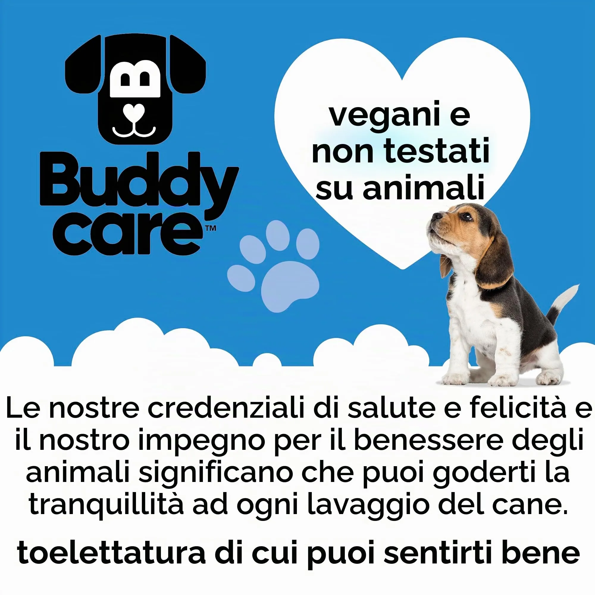 Buddycare Colonia per cani - Colonia per cani profumata dolce e giocosa - Rinfresca tra i lavaggi del cane, Gomma da masticare, 200 ml (confezione da 1) - immagine 6