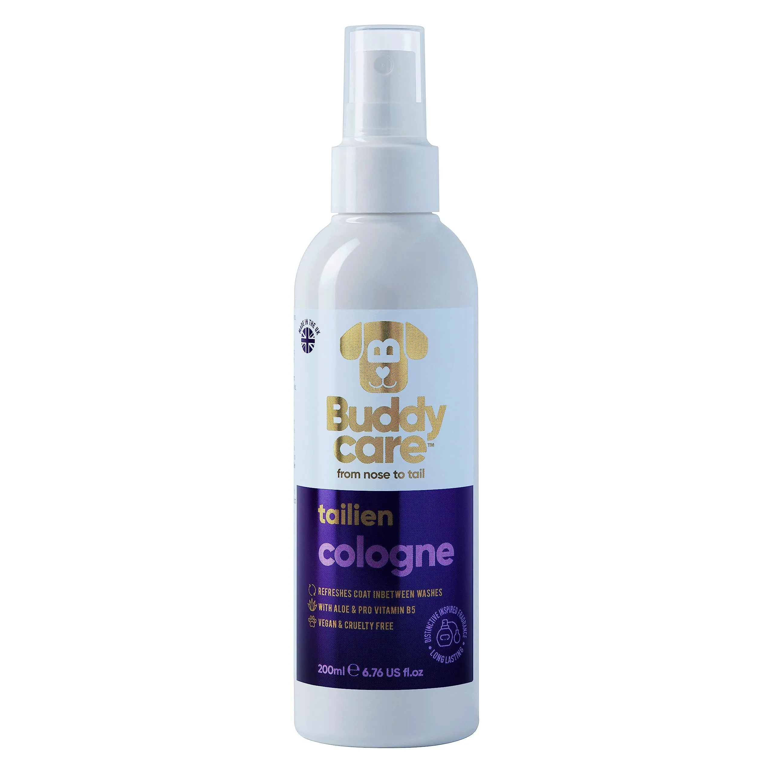 Buddycare Colonia per cani - Colonia per cani profumata distintiva e ispirata - Rinfresca tra i lavaggi del cane, Tailien, 200 ml (confezione da 1) - immagine 1