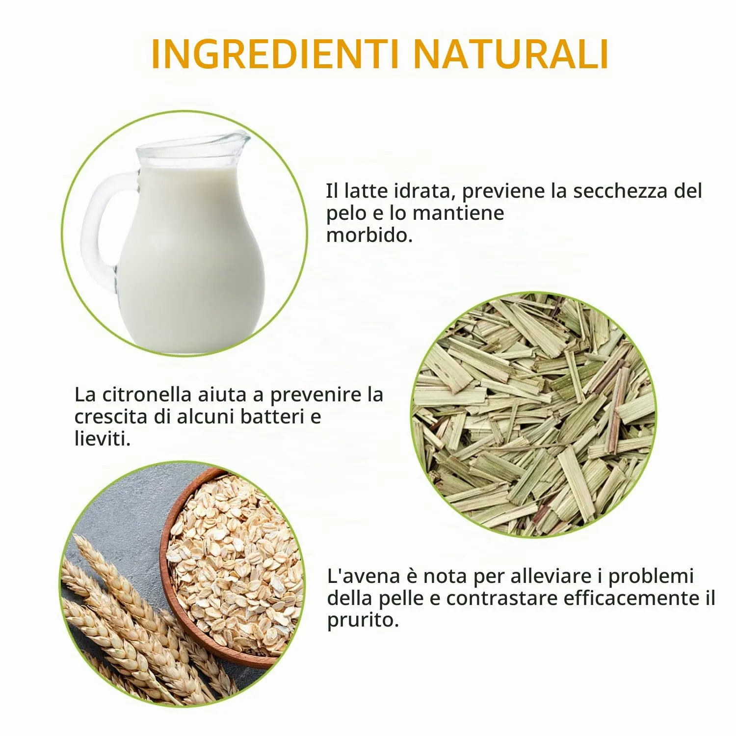 Nobleza Shampoo per Cani, Shampoo Contro Prurito, Acari e pulci, Calma la Pelle dei Cani, Profumo di Latte d'Avena, 250ML - immagine 3