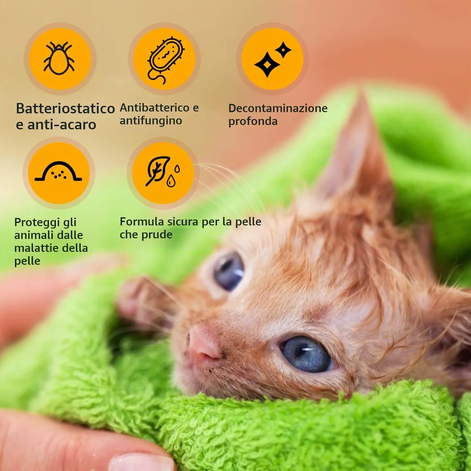 Nobleza Shampoo per Cani, Shampoo Contro Prurito, Acari e pulci, Calma la Pelle dei Cani, Profumo di Latte d'Avena, 250ML - immagine 5
