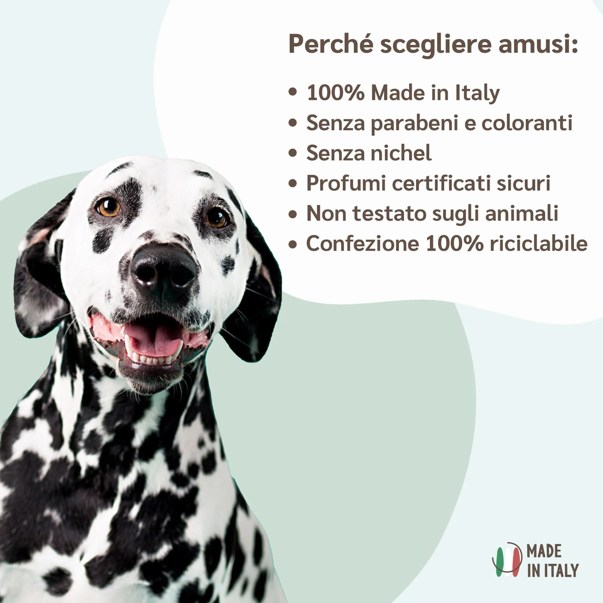 amusi Shampoo Cani Pelo Lungo e Corto - Shampoo Cane Delicato Neutro - Prodotti per Animali Cani pH Bilanciato - per Dermatite Cane - immagine 6