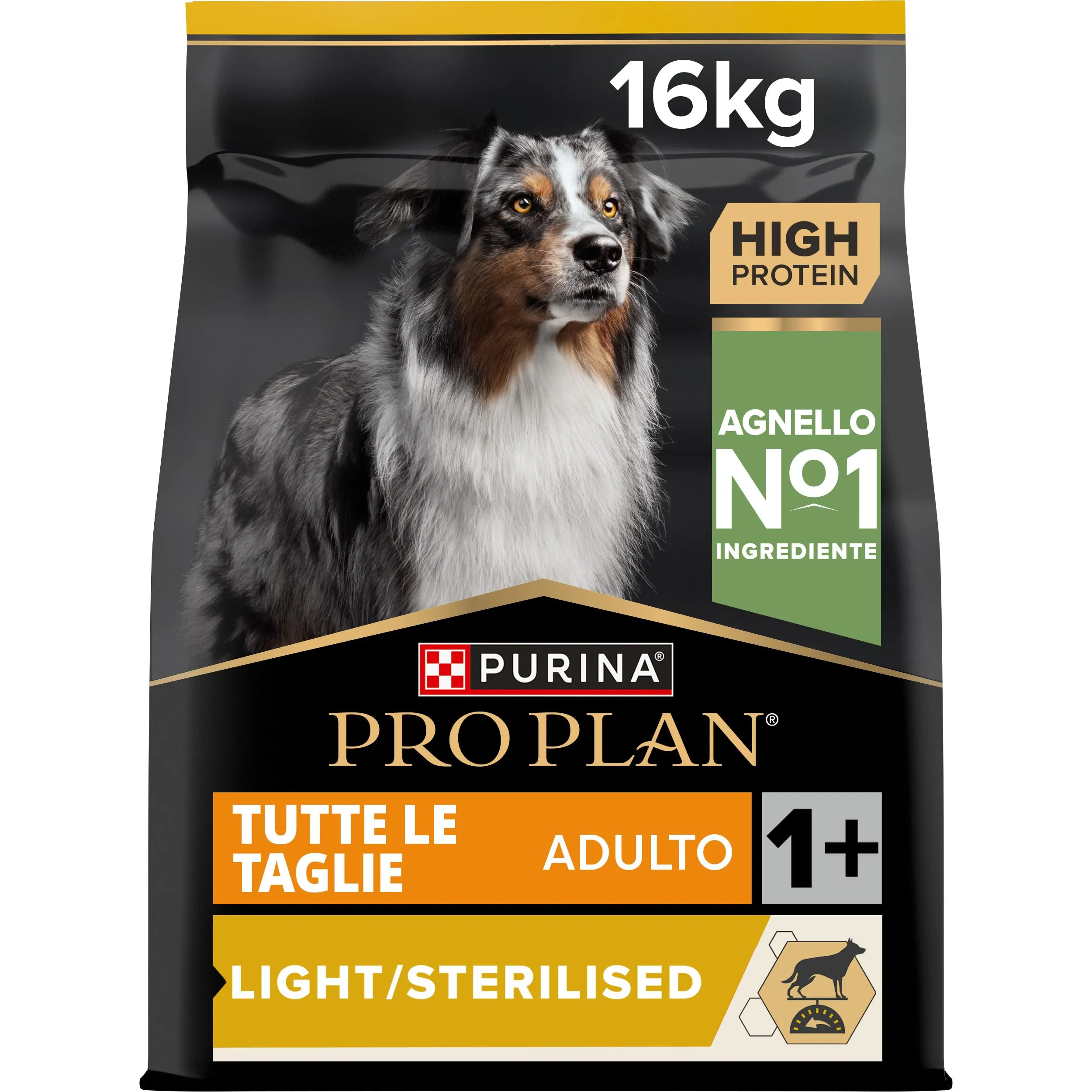 PURINA PRO PLAN Crocchette per Cani Adulti di Tutte le Taglie Sacco da 16kg - immagine 1