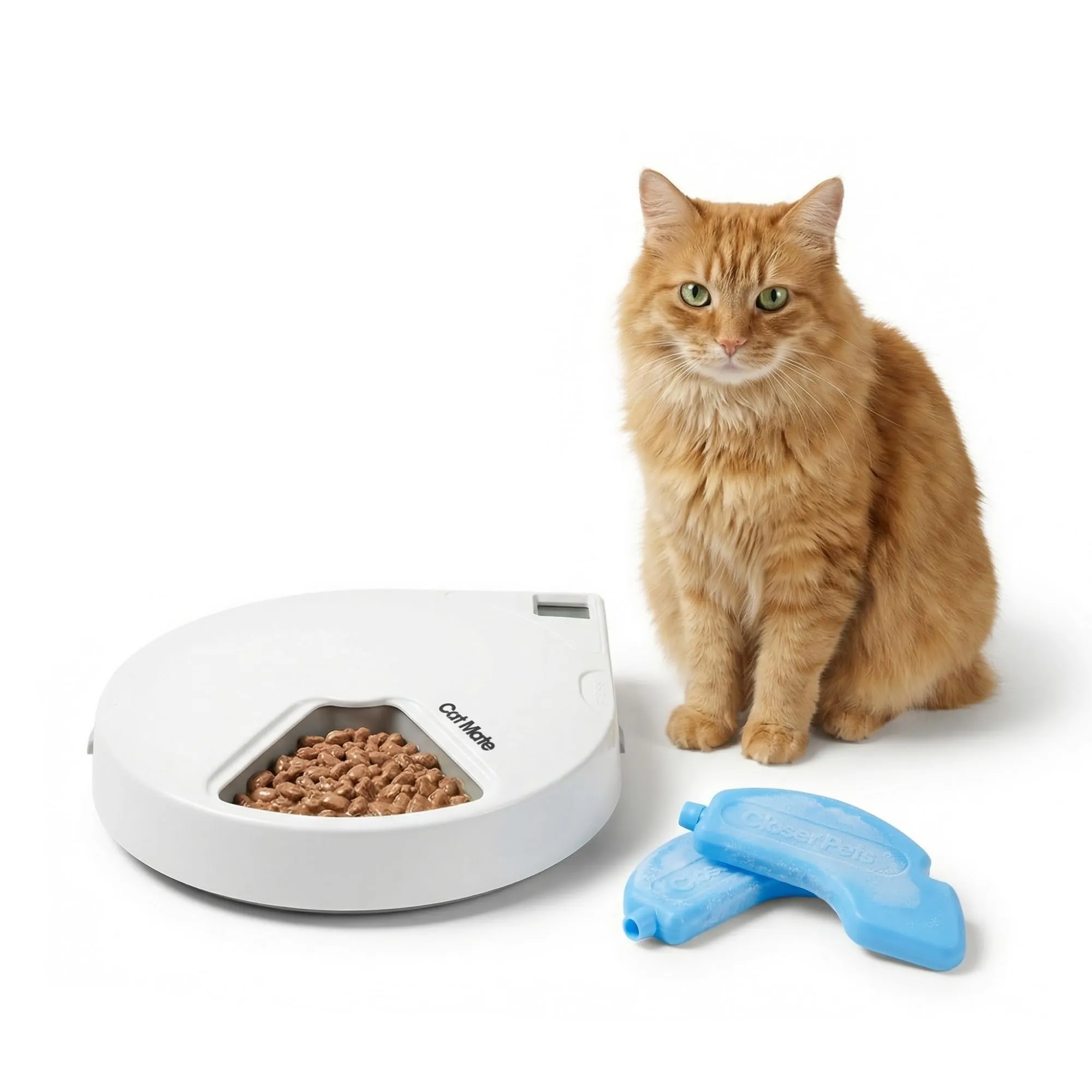 Cat Mate C500 Ciotola per dosaggio Automatico della Pappa, con Timer Digitale, per Gatti e Cani di Piccola Taglia - immagine 1
