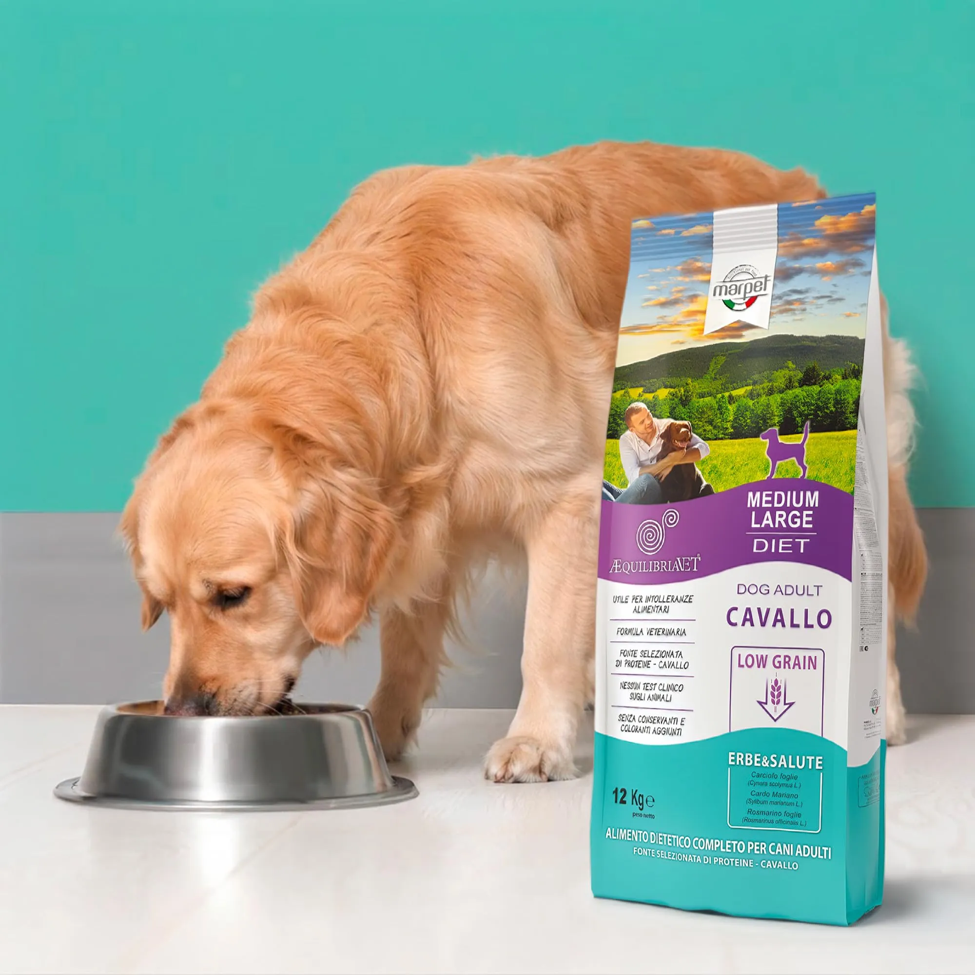 Marpet AequilibriaVet Cavallo Medium Large Diet, cani adulti, 12 kg - immagine 5