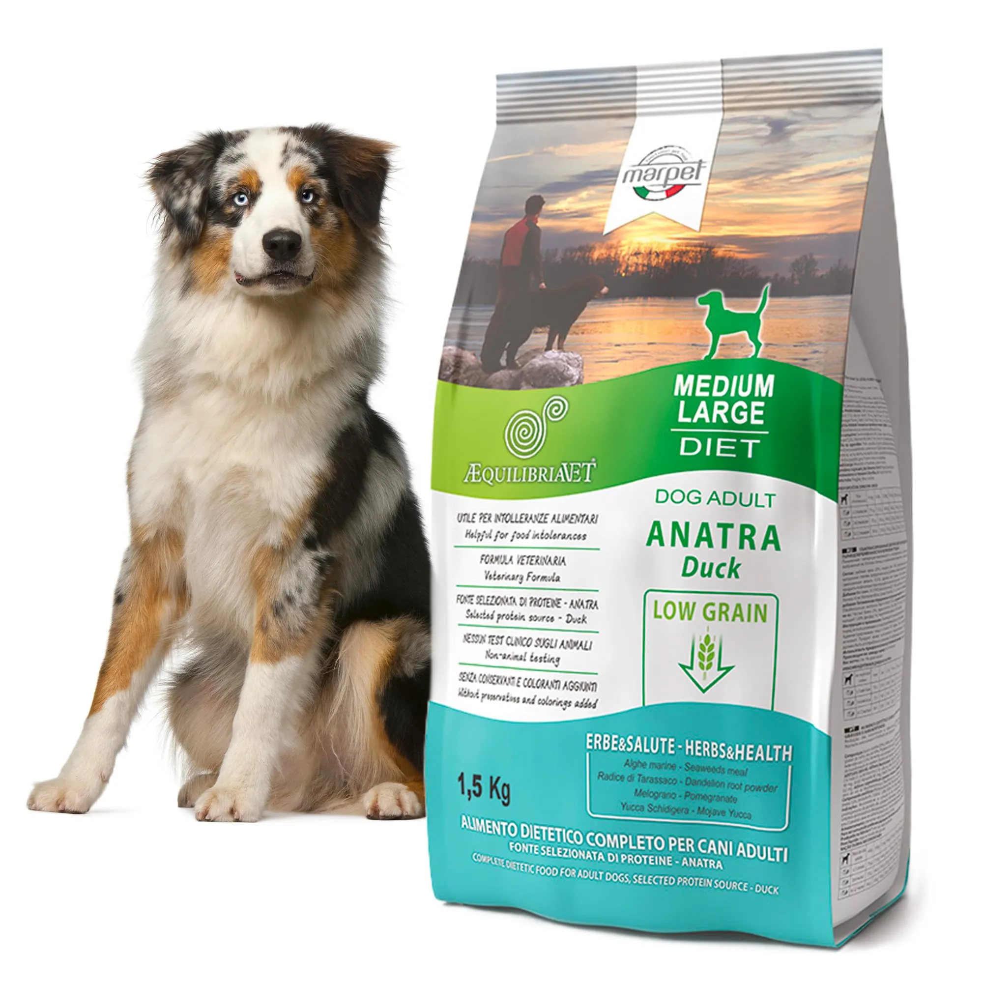 Marpet AequilibriaVet Anatra Medium Large Diet, cani adulti, 1,5 kg - immagine 2