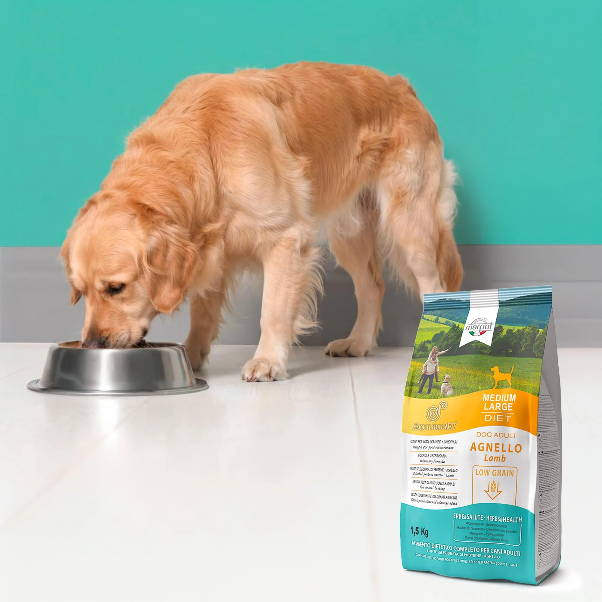 Marpet AequilibriaVet Agnello Medium Large Diet, cani adulti, 1,5 kg - immagine 5