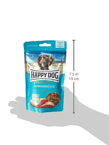 Happy Dog 60699 – Meat Snack Costa del Mare del Nord – Deliziosi per cani sensibili in carne di anatra essiccata – 75 g - immagine 3