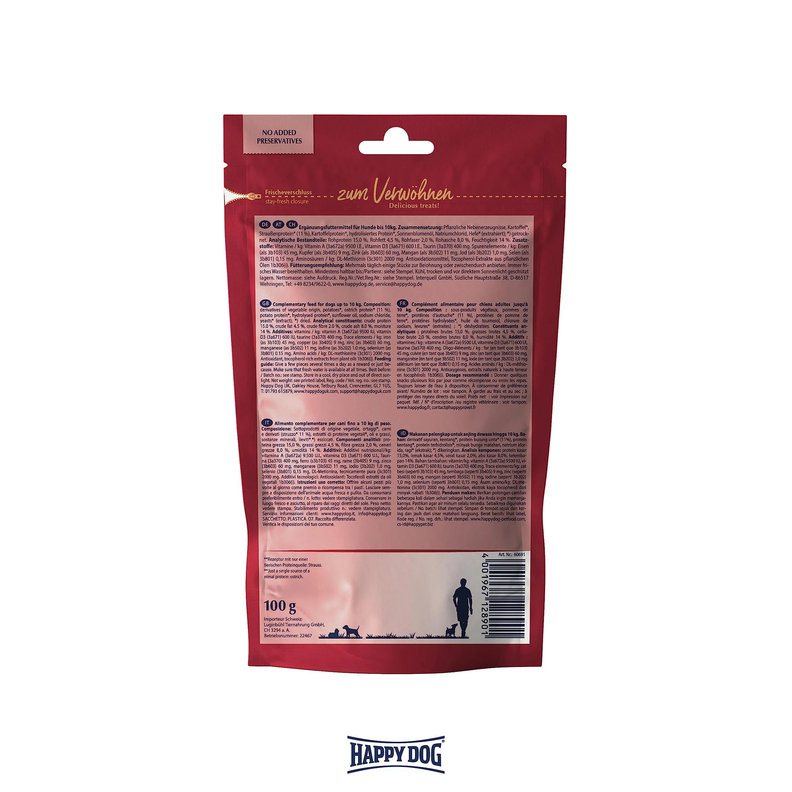 Happy Dog SoftSnack Mini Africa, 100 g - immagine 4