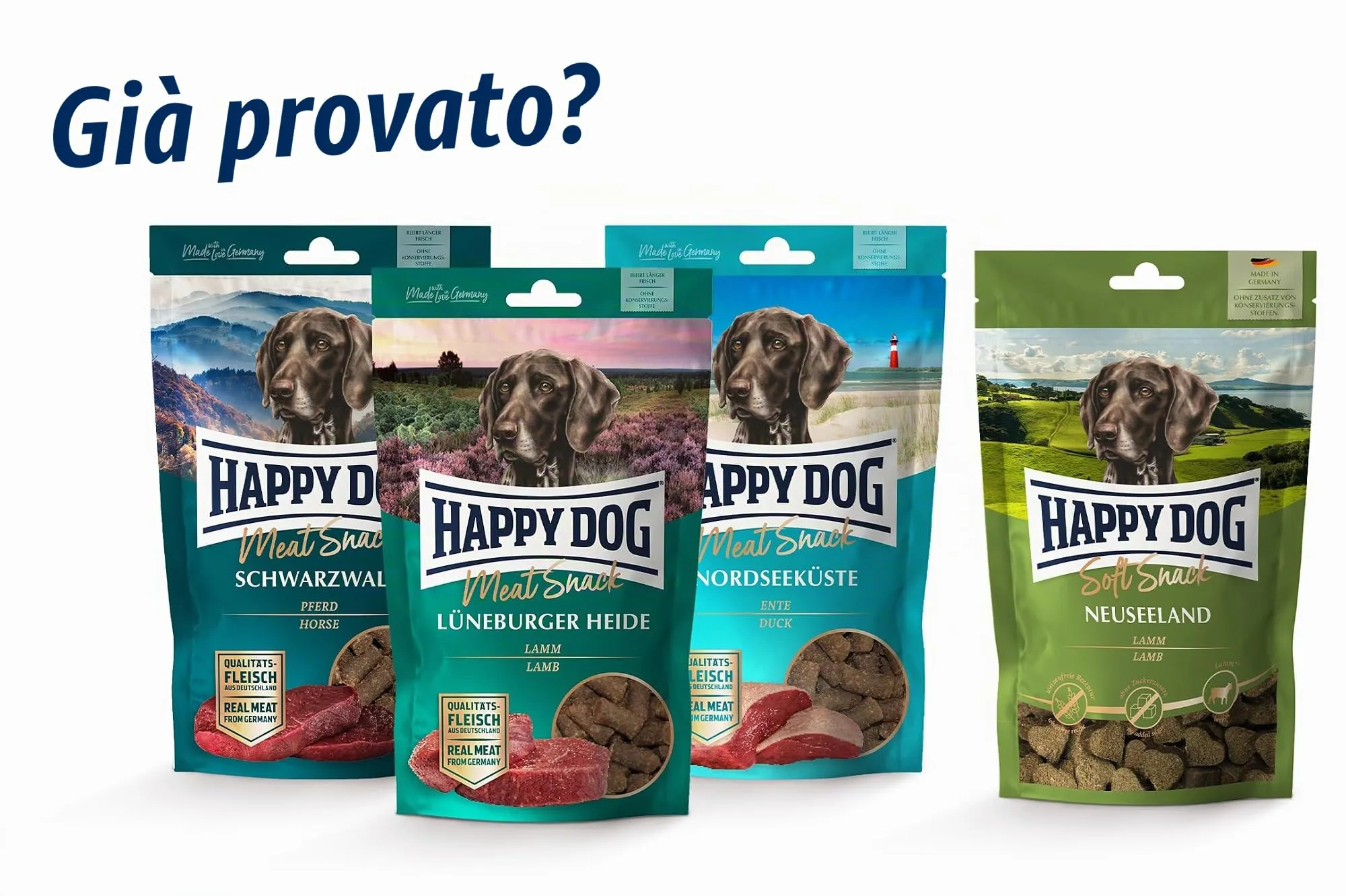 Happy Dog 60701 - Meat Snack Allgäu - Deliziosi per cani sensibili in carne secca - 75 g - immagine 5