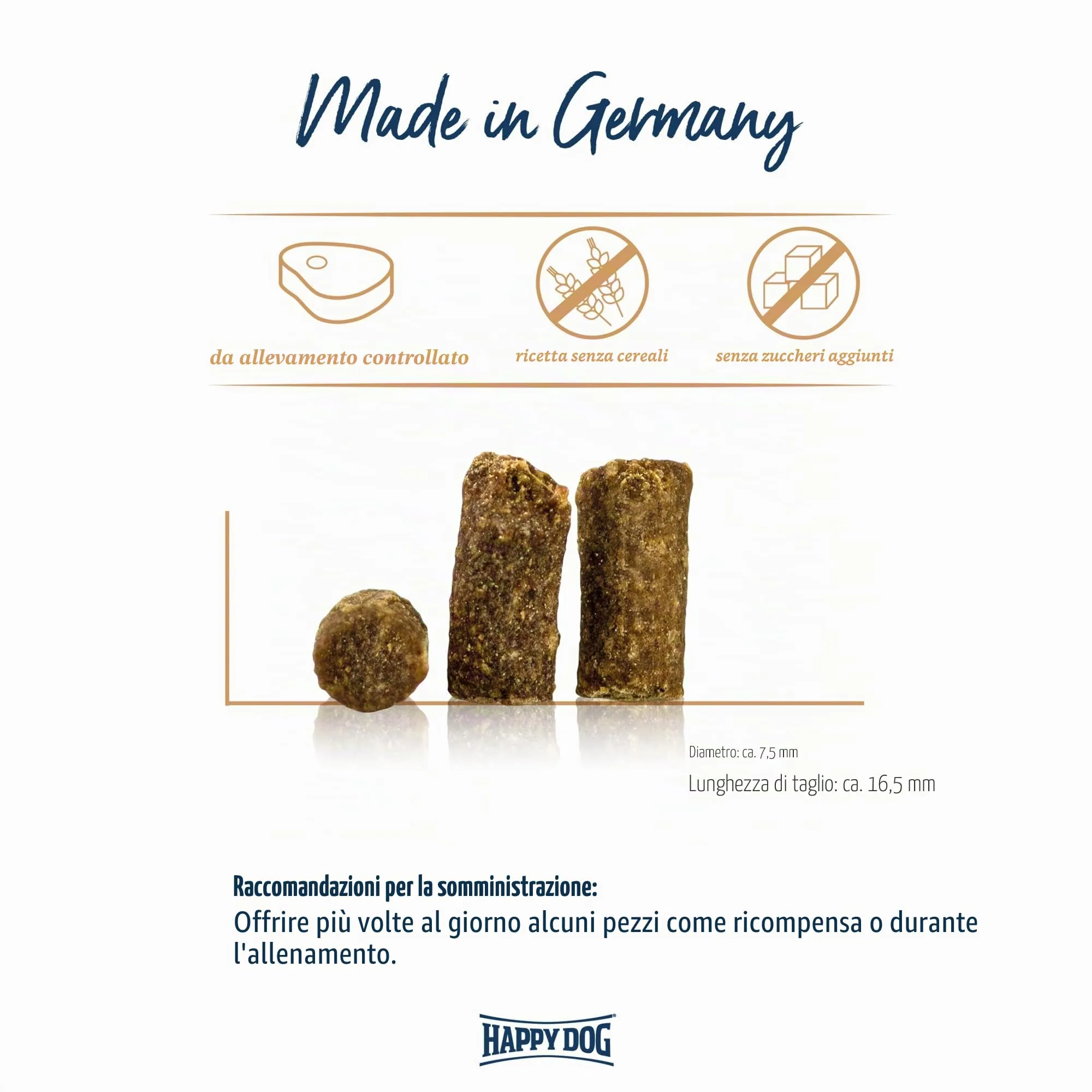 Happy Dog 60698 – Meat Snack Foresta Nera – Delizioso per cani sensibili di carne di cavallo secca, contenuto 75 g - immagine 4