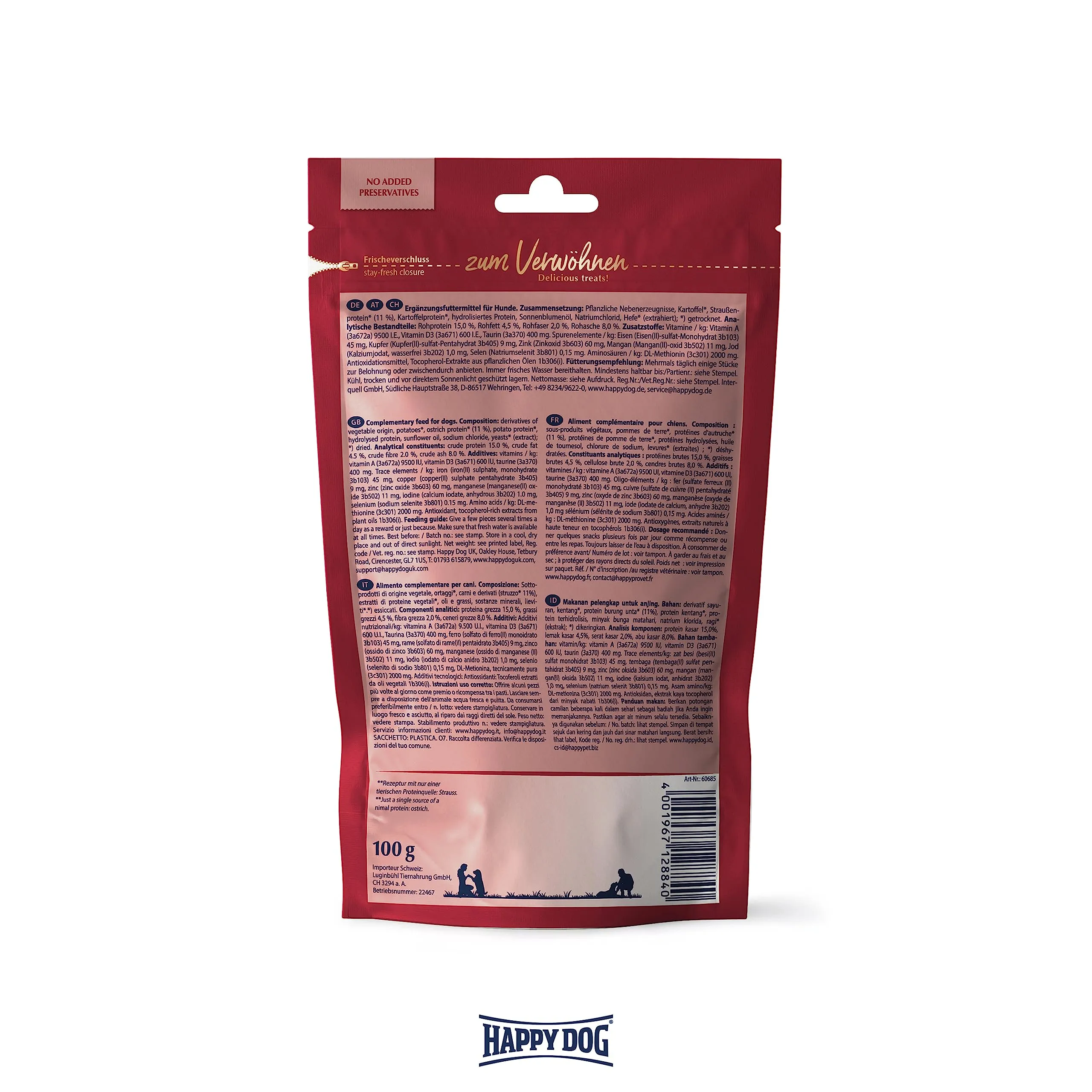 Happy Dog SoftSnack Africa, 100 g - immagine 5