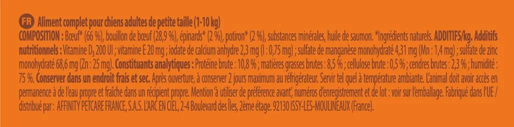 Nature's Variety Original No Grain Paté per Cani Adulti Mini con Manzo 150 g x 8 - immagine 6