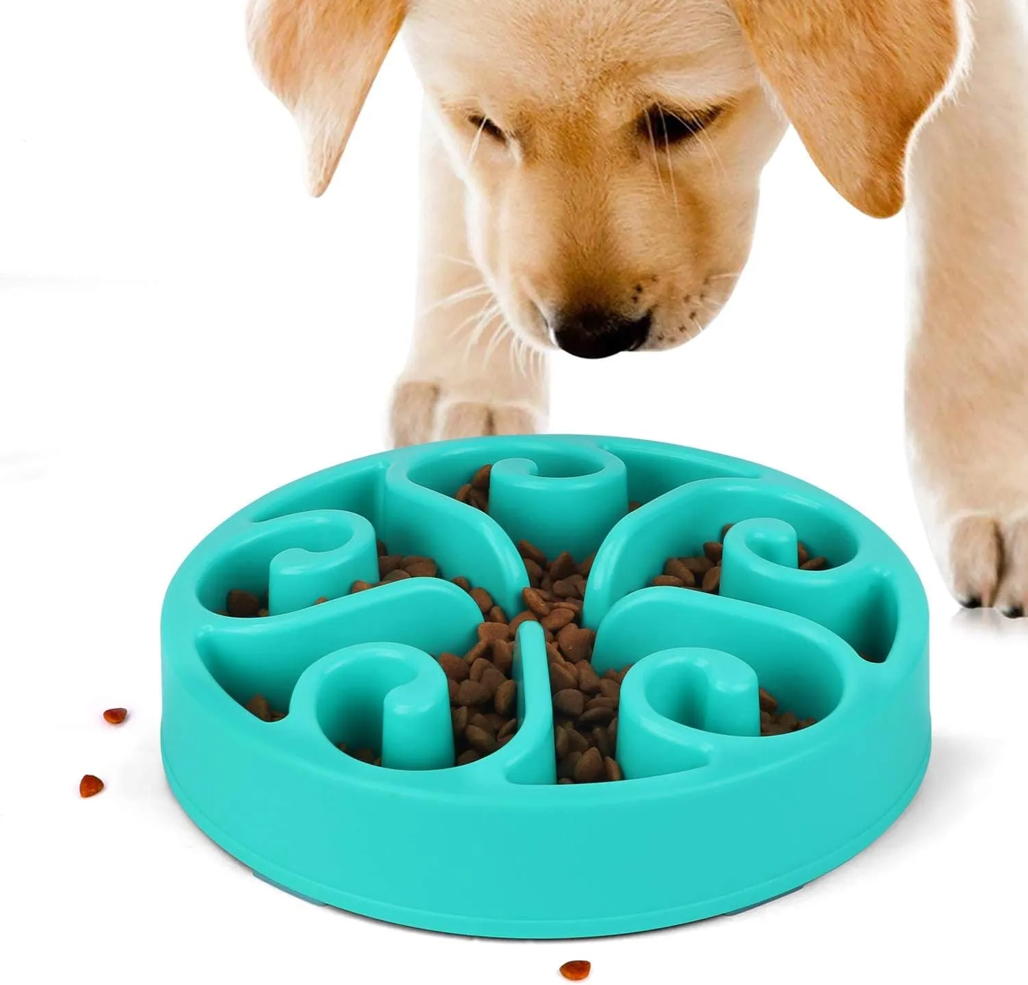 Edipets, Ciotola Anti Ingozzamento, Ciotole per Cani, Interattiva, per Animali Domestici, di Medie e Grandi Dimensioni (Blu) - immagine 5