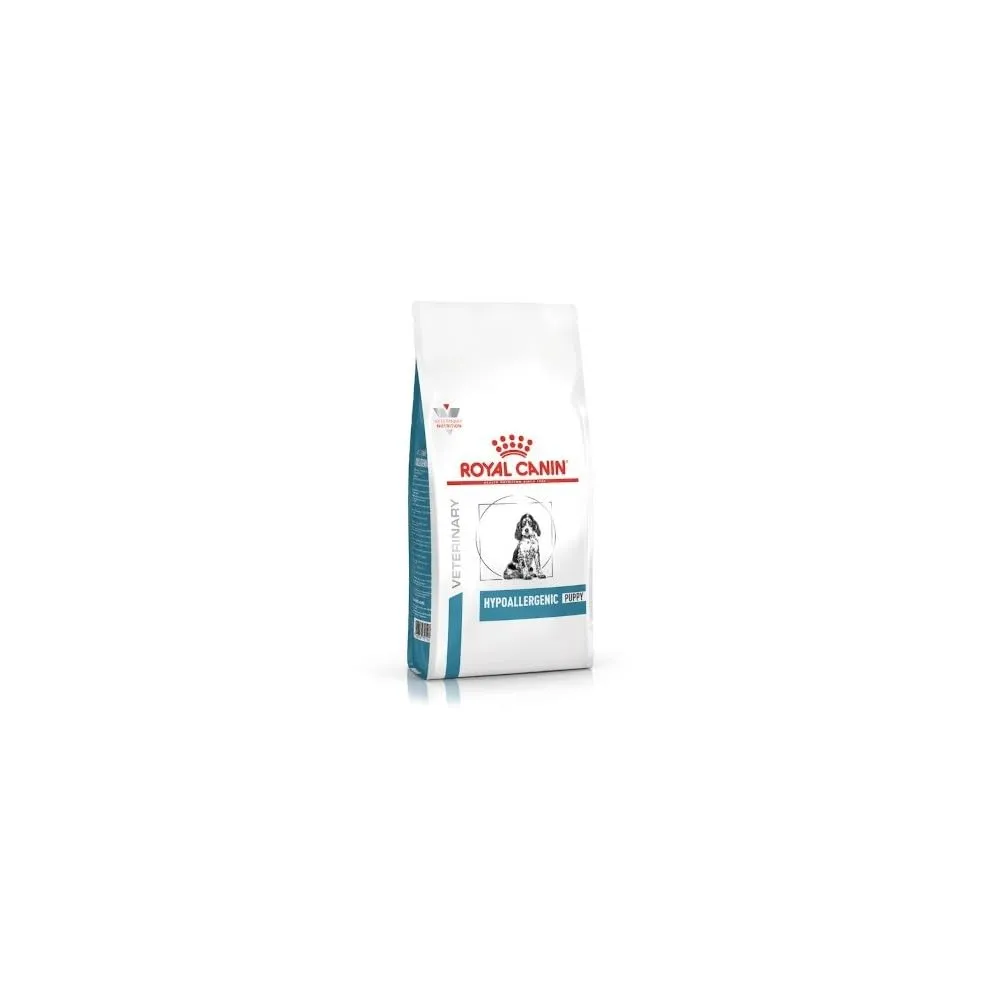 Royal Canin Veterinary Hypoallergenic Puppy | 3,5 kg | Aliment complet diététique pour chiots | Peut contribuer à réduire le risque d'intolérance nutritionnelle | Avec du riz - immagine 1