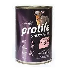 Prolife Lattina umido cane 400gr (AD.MAIALE E RISO) - immagine 1