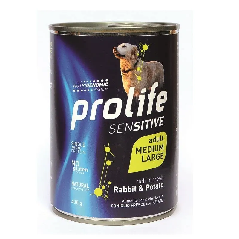 Prolife Lattina umido cane 400gr (AD. CONIGLIO E PATATE) - immagine 1