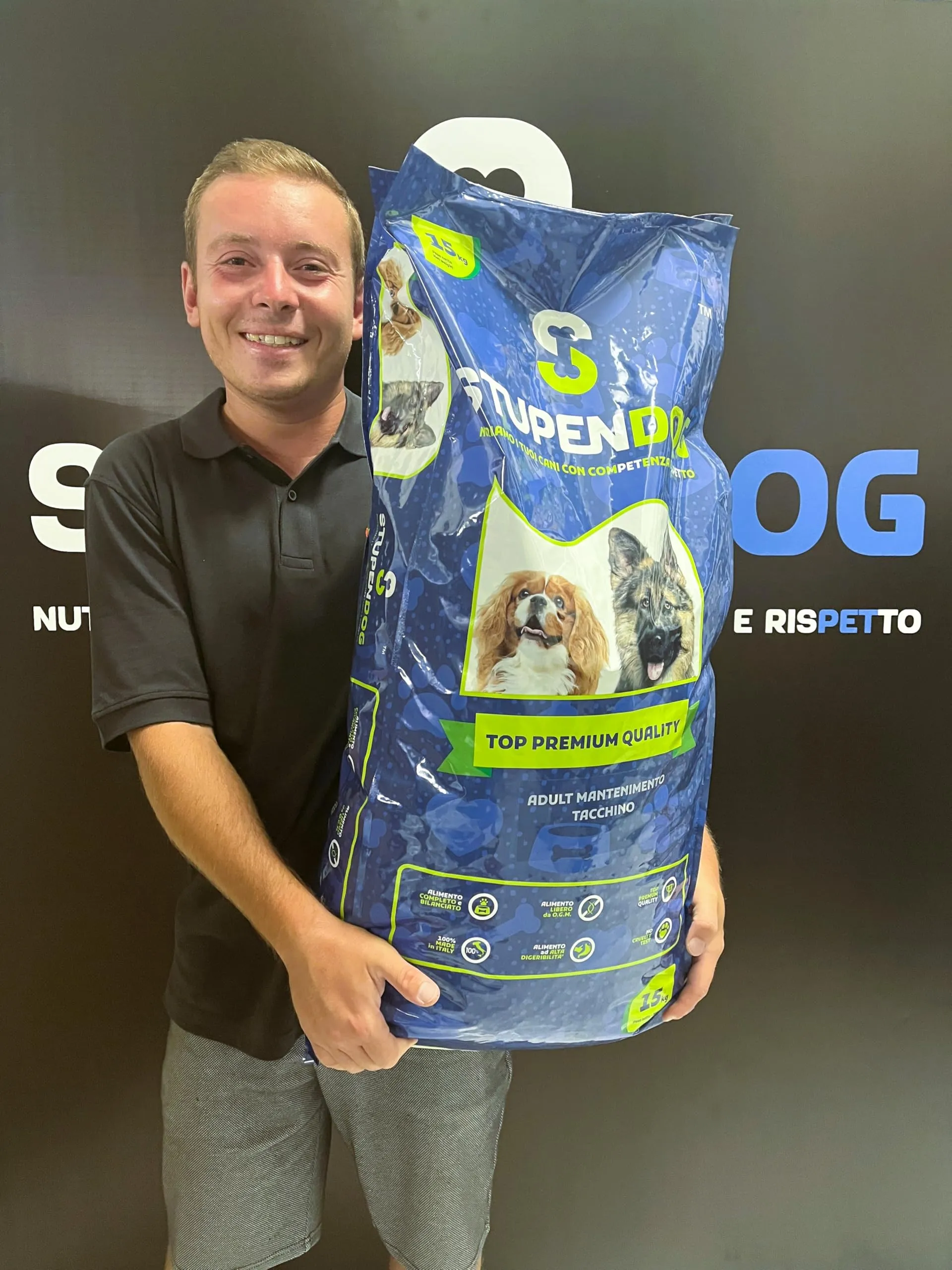 STUPENDOG Crocchette Cani Tacchino 15kg per Cani Adulti di tutte le Taglie in Mantenimento - Croccantini cane - Cibo per cani - immagine 8