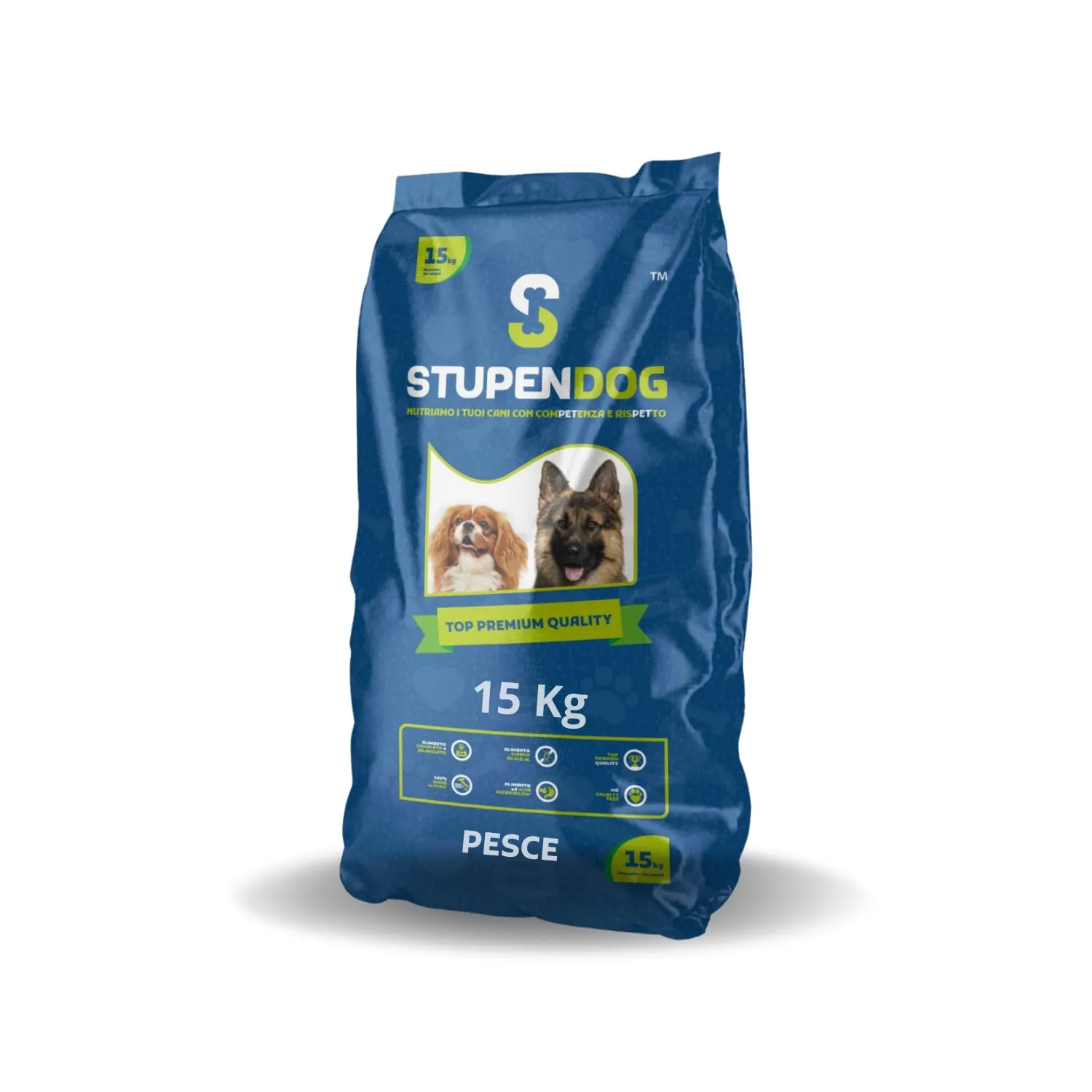 STUPENDOG Crocchette Cani Pesce 15 Kg - Cibo per Cani Adulti di tutte le Taglie in Mantenimento - Croccantini cane - Cibo per cani - 1 Confezione da 15 Kg - immagine 1