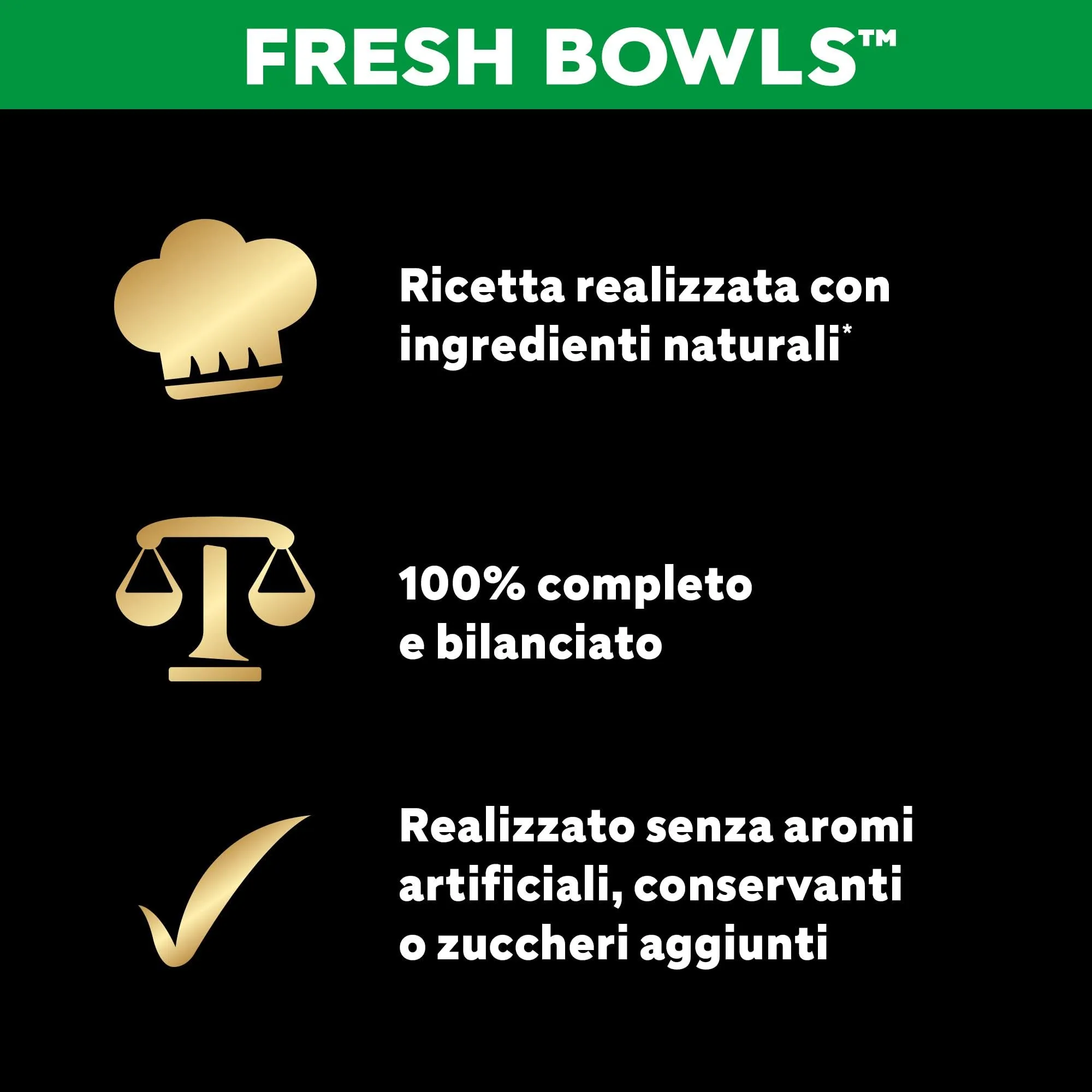 CESAR Fresh Bowl Cani Adulti Pollame con Riso, Fagiolini, Zucca Salsa 85g, 10 Confezioni - immagine 5