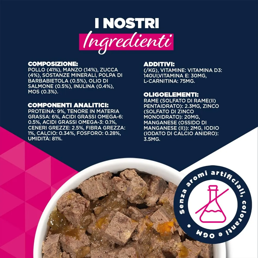EUKANUBA Cibo umido cani anziani con manzo e zucca, 6 x 400 g - immagine 10