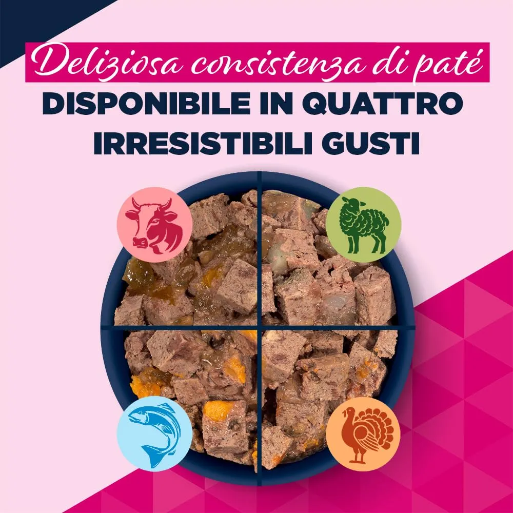 EUKANUBA Cibo umido cani anziani con agnello e patate, 6 x 400 g - immagine 6