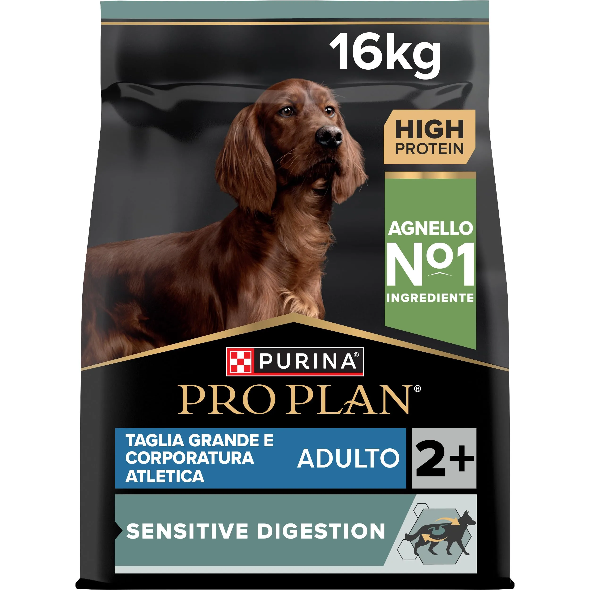 PURINA PRO PLAN Athletic Sensitive Digestion Crocchette cani, Sacco da 16kg - immagine 1